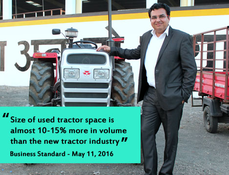 Sameer Malhotra - Used Tractor sales grow nearly 10%