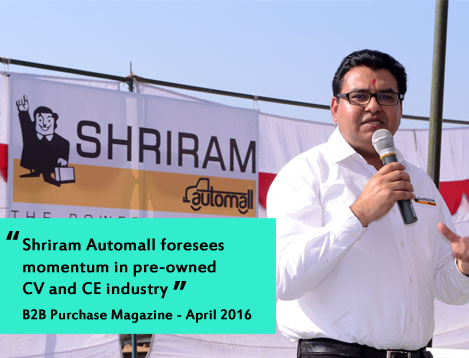 Sameer Malhotra - Shriram Automall foresees momentum in pre-owned CV and CE industry